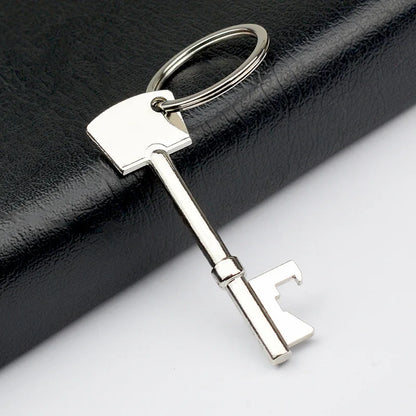 Portable Key Bottle Opener Beer Bottle Can Opener Hanging Ring Keychain Kitchen Tool Simulated Meta 3