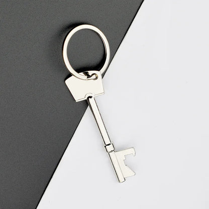 Portable Key Bottle Opener Beer Bottle Can Opener Hanging Ring Keychain Kitchen Tool Simulated Meta 4