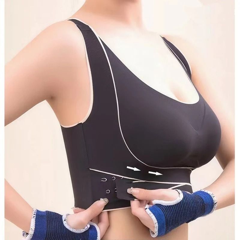 No Trace Sports Bra Wireless Shockproof Yoga Vest With Back Support 2