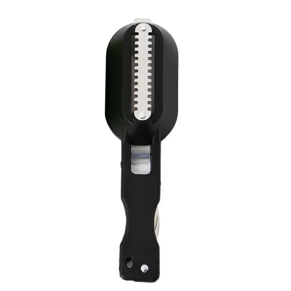 Fish Skin Brush Scraping Fishing Scale Brush Fast Remove Fish Knife Cleaning Peeler Graters Scaler  7