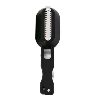 Fish Skin Brush Scraping Fishing Scale Brush Fast Remove Fish Knife Cleaning Peeler Graters Scaler  7