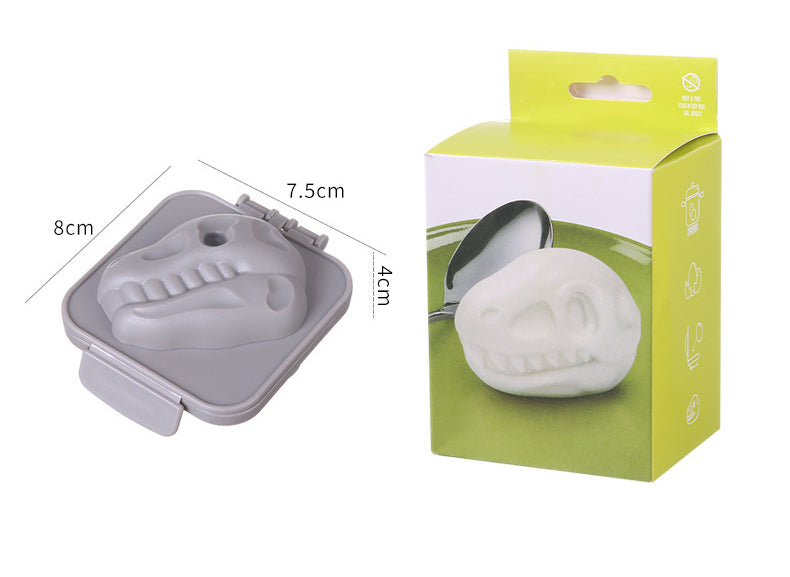 Dinosaur Fossil Egg Mold for Cute Boiled Eggs, Sushi Rice Mold, Fondant Cake Decoration, Children's Lunch Tool