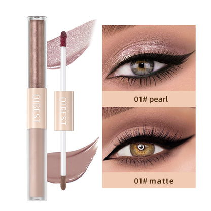 Waterproof Shimmer Highlight Pen, Nude Eye Makeup Liquid, Contour Shadow Stick, Pearly Matte, Eyeshadow Cream Smooth