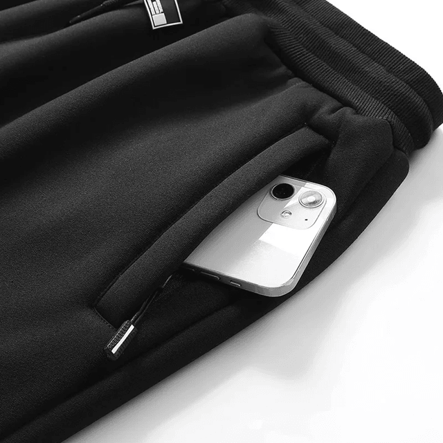 UltraWarm PlusSize FleeceLined Jogger Pants For Men Sizes Up To 8XL 1