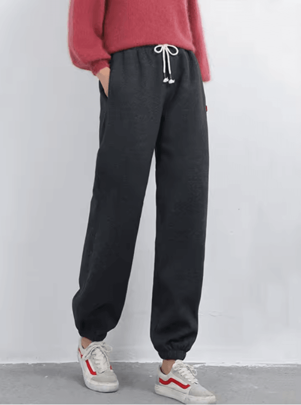 WinterFleece Women Harem Joggers With Drawstring 4