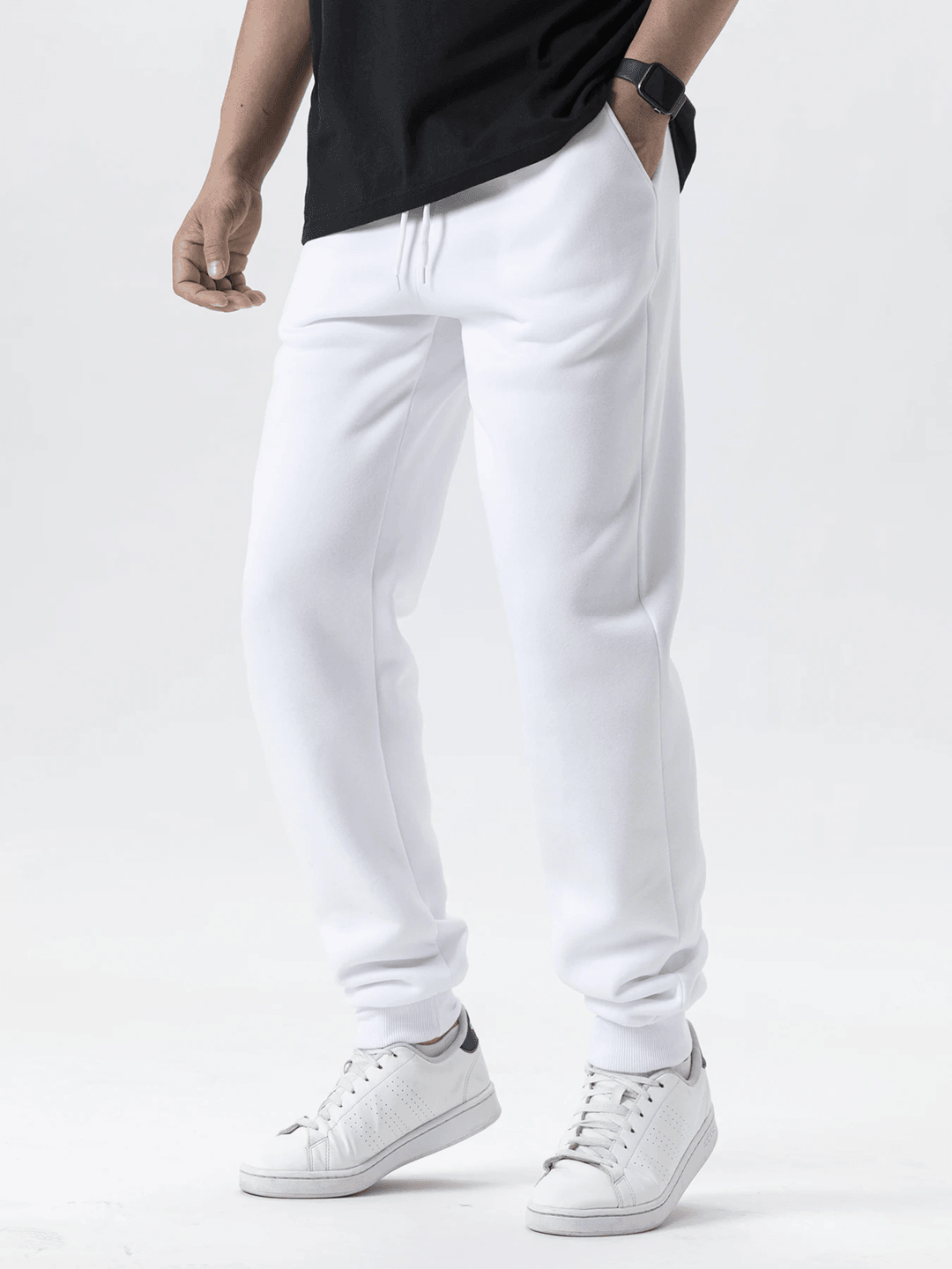 WinterFlex Men Fleece Jogger Pants Elastic Waist Casual Trousers 3