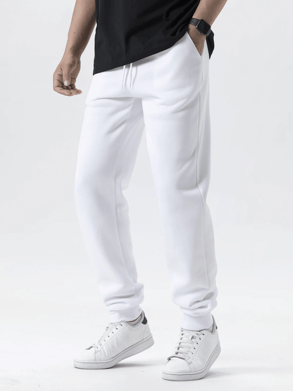 WinterFlex Men Fleece Jogger Pants Elastic Waist Casual Trousers 3
