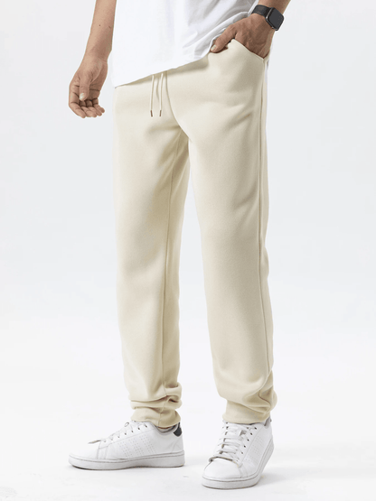 WinterFlex Men Fleece Jogger Pants Elastic Waist Casual Trousers 4