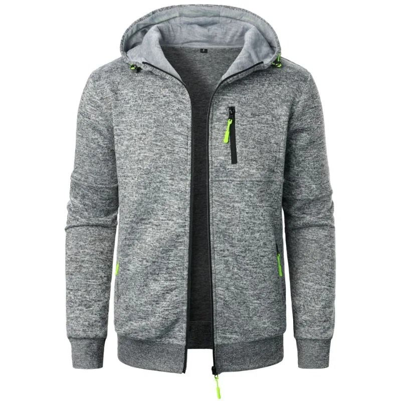 New Streetwear Mens Oversize Zipper Hooded Winter Sweatshirt With Long Sleeves And Warm Outdoor Tra 6