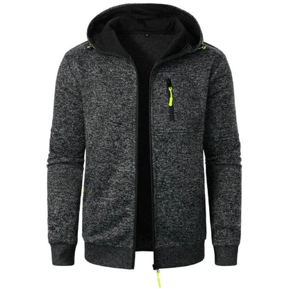 New Streetwear Mens Oversize Zipper Hooded Winter Sweatshirt With Long Sleeves And Warm Outdoor Tra 7