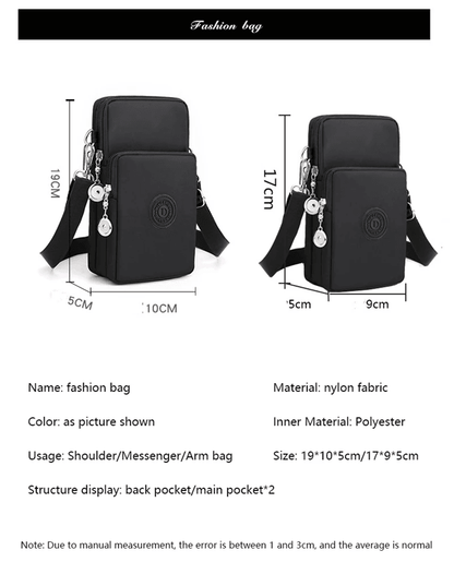 Nimbus Women Nylon Crossbody Phone Bag Travel Purse 1