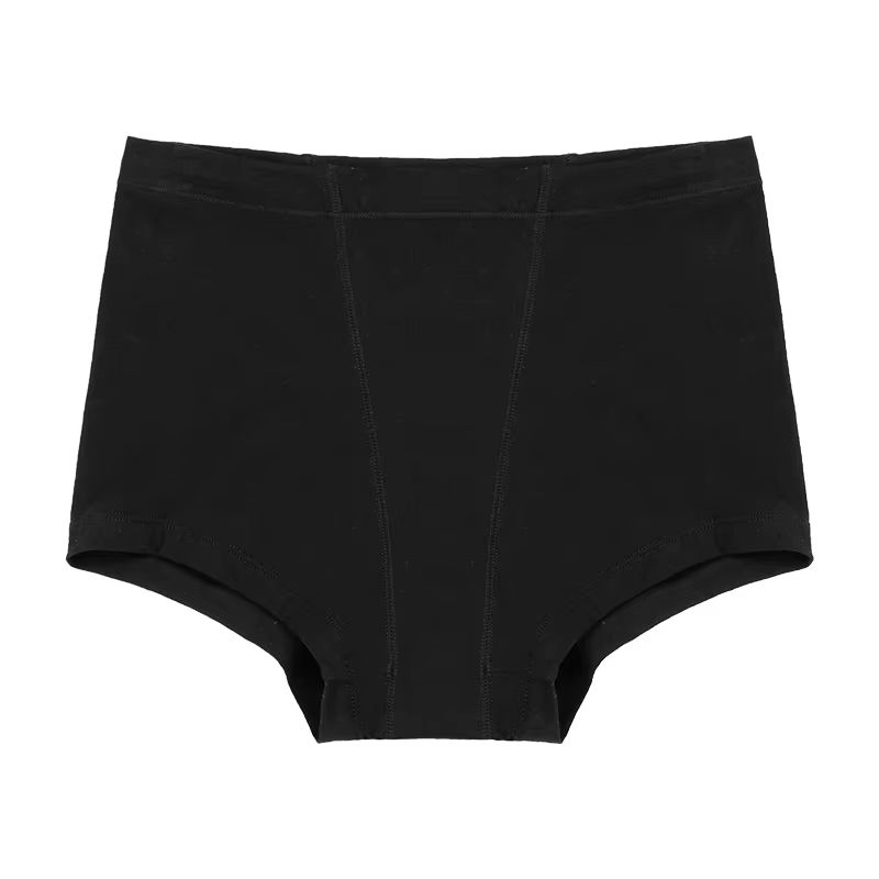 Women High Waist Cotton Period Panties Boxer Shorts For Heavy Flow 8