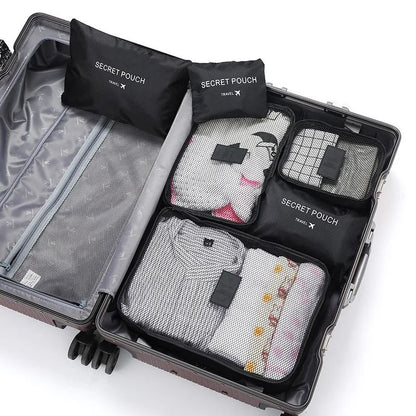 Women 6 Piece Travel Packing Cube Organizer Set 10