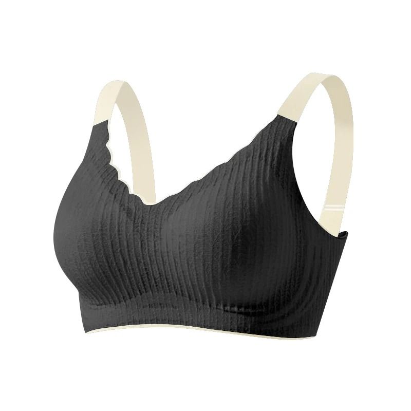 FallSweet Plus Size Seamless Wire Free Push Up Comfort Bralette 7