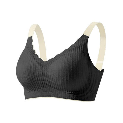 FallSweet Plus Size Seamless Wire Free Push Up Comfort Bralette 7