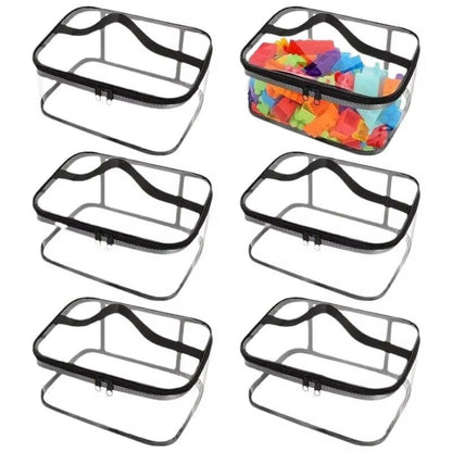 Transparent Mesh Zipper Toy Storage Bag Large Capacity Organizer For Blocks And Puzzles 8