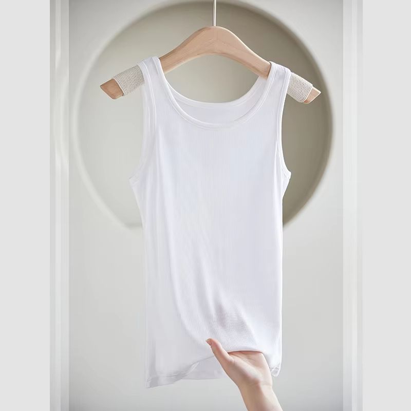 Women Seamless Slimming Sleeveless Vest Summer Thin Inner Top 1