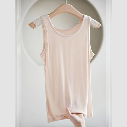 Women Seamless Slimming Sleeveless Vest Summer Thin Inner Top 2