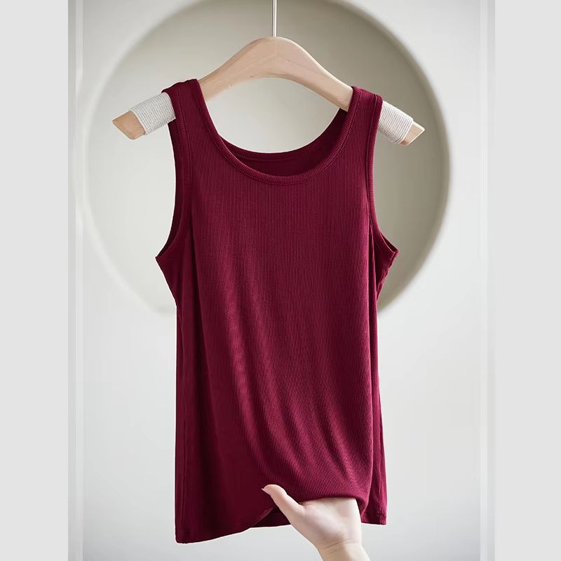 Women Seamless Slimming Sleeveless Vest Summer Thin Inner Top 5