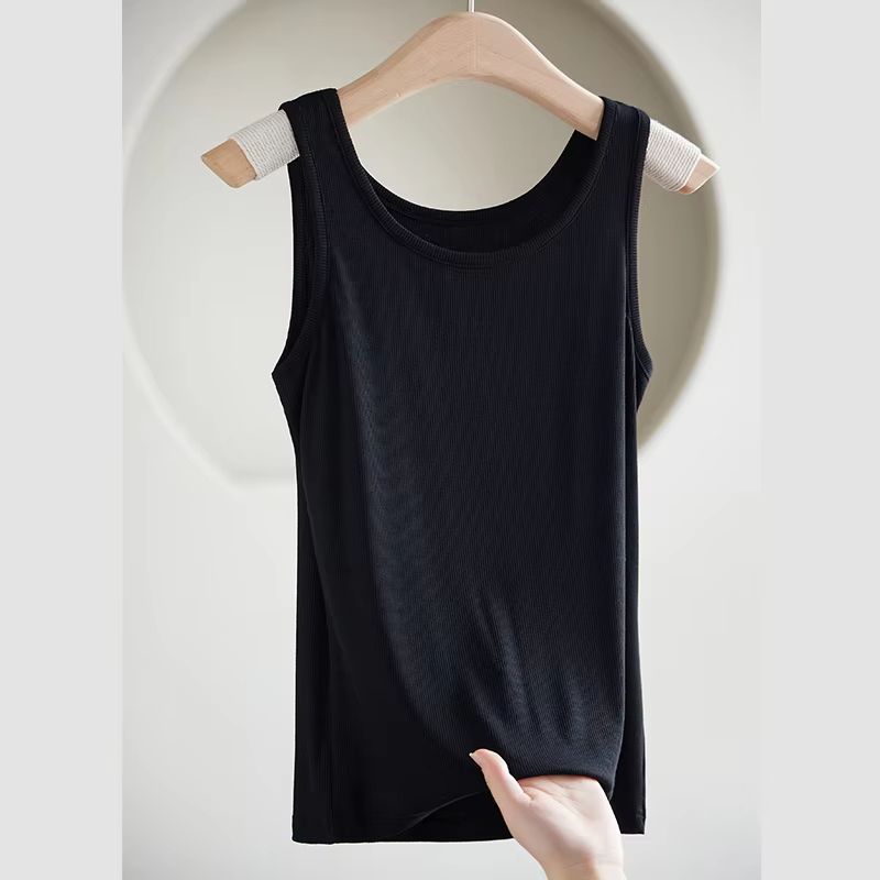 Women Seamless Slimming Sleeveless Vest Summer Thin Inner Top 8