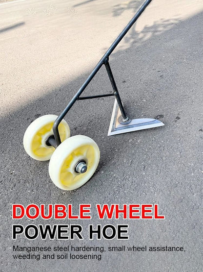 Manual Push Wheel Hoe For Efficient Weeding And Soil Cultivation 1