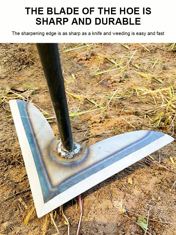 Manual Push Wheel Hoe For Efficient Weeding And Soil Cultivation 2