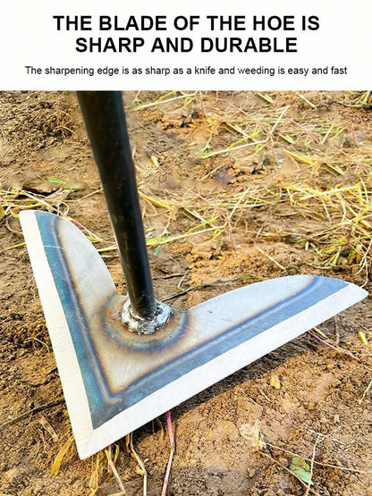 Manual Push Wheel Hoe For Efficient Weeding And Soil Cultivation 2