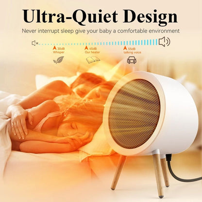 Portable Electric Space Heater 1000W EnergySaving Indoor Room Heater 3