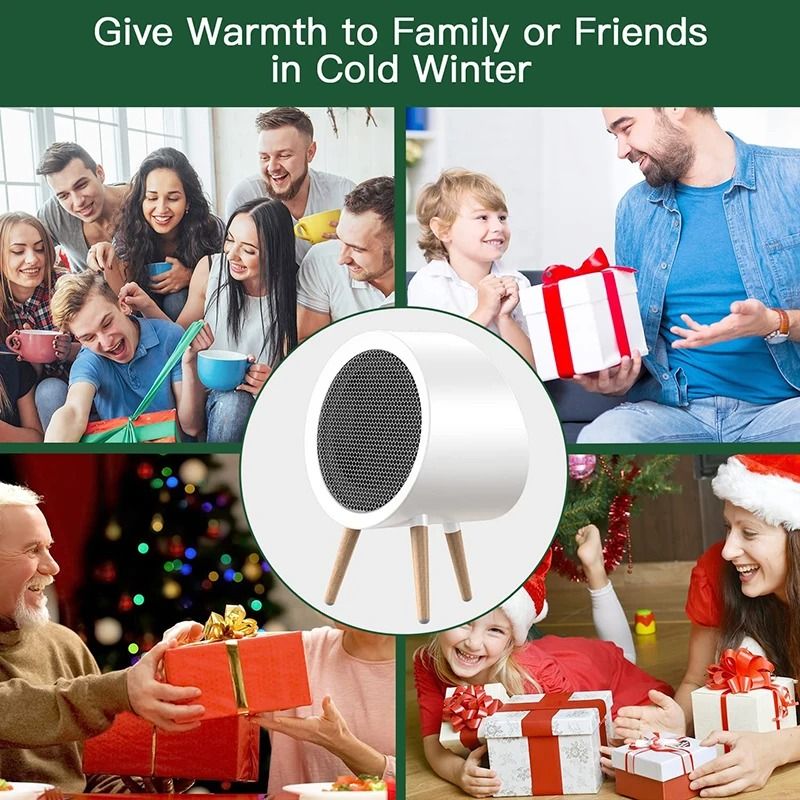 Portable Electric Space Heater 1000W EnergySaving Indoor Room Heater 5