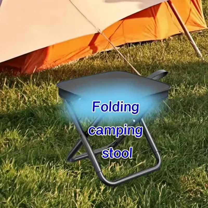 Folding Camping Stool With Compact Storage Bag 1