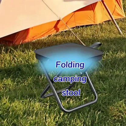 Folding Camping Stool With Compact Storage Bag 1