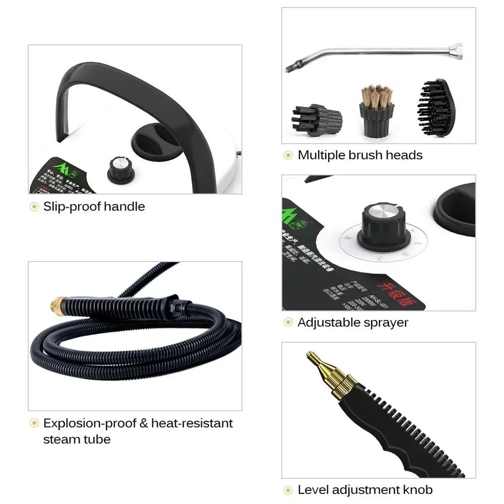 Portable High Power Steam Cleaner For Home And Auto 2