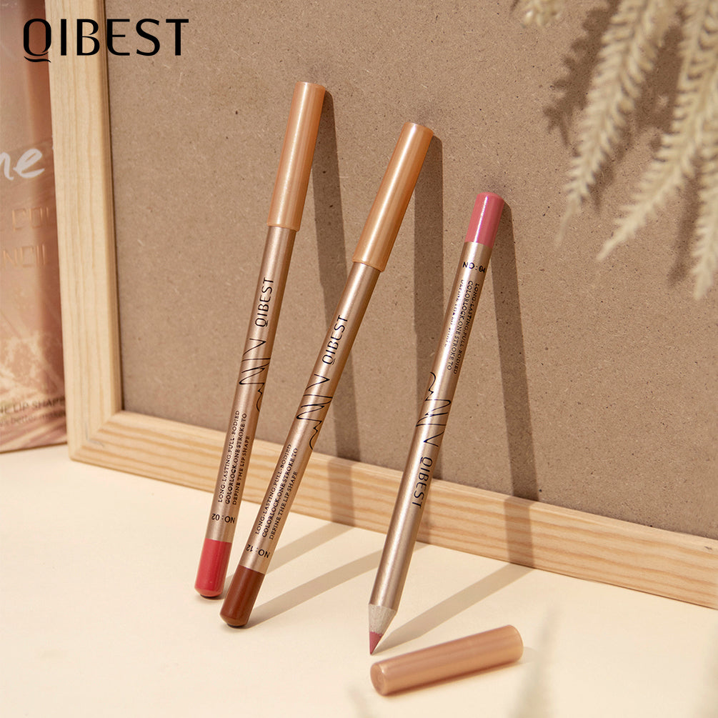 Lip Liner Pencil Set 12 Colors, Waterproof Non-Stick Lip Tint Long Lasting Makeup, Matte Lipstick Pencil
