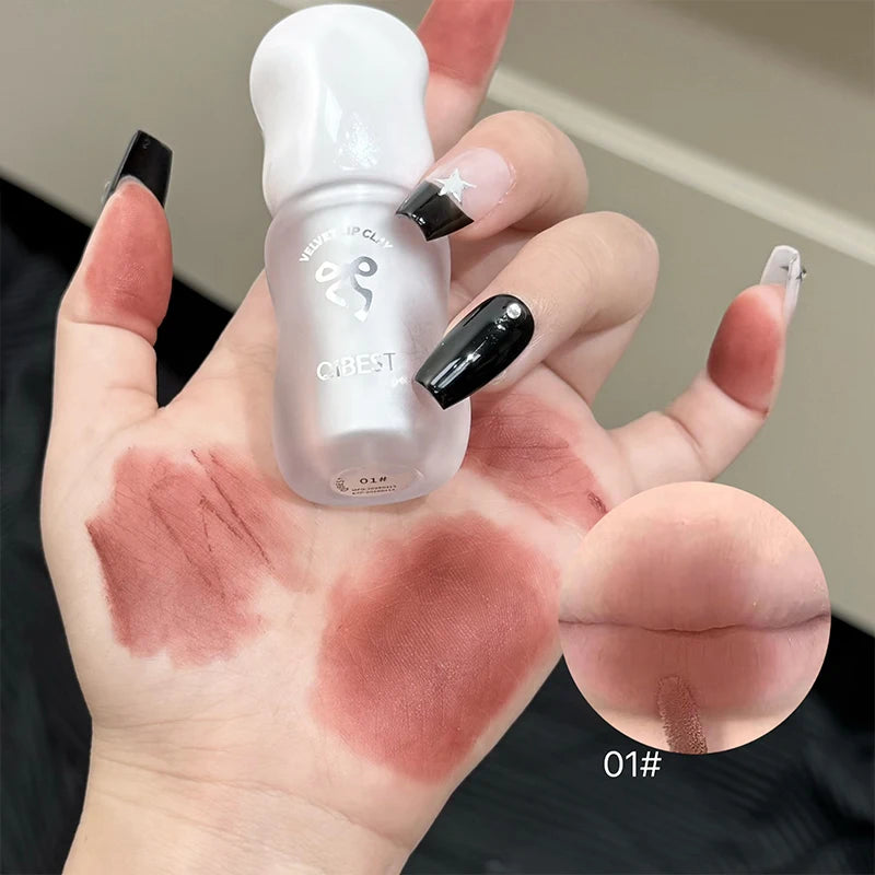 Soft Mist Mousse Lip Glaze Lipstick Holding Makeup Not Easy To Sticky Lip Mud Korean Cosmetics Lips 6
