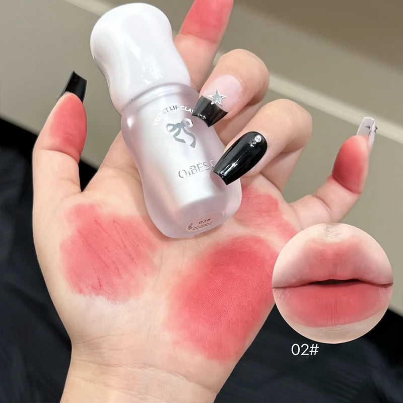 Soft Mist Mousse Lip Glaze Lipstick Holding Makeup Not Easy To Sticky Lip Mud Korean Cosmetics Lips 7