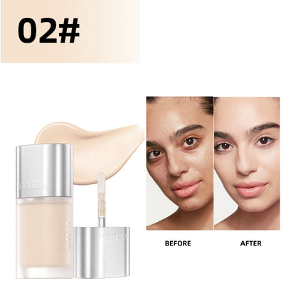 High Coverage Concealer, Moisturizing Liquid Makeup Base, Waterproof Foundation, Oil Control & Dark Circle Concealer
