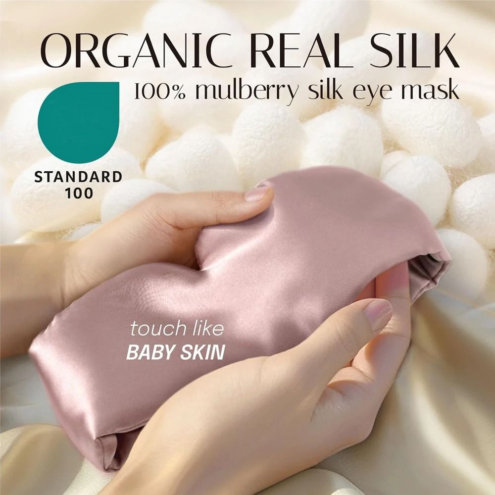 Silk Sleeping Eye Mask For Restful Nights 1