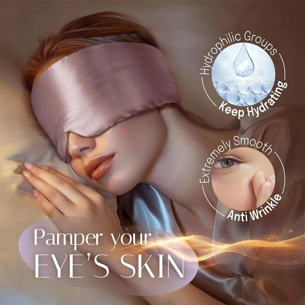 Silk Sleeping Eye Mask For Restful Nights 2