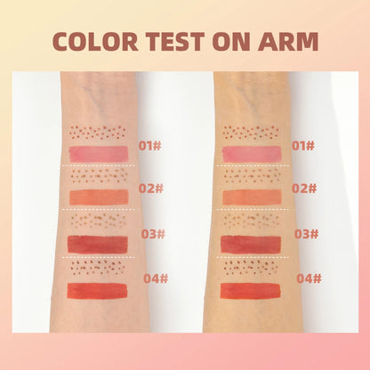 Double Ended Freckles Stamp Pen, Liquid Blush, Waterproof Lasting 2 in 1 Multiuse Stick, Natural Makeup Blusher