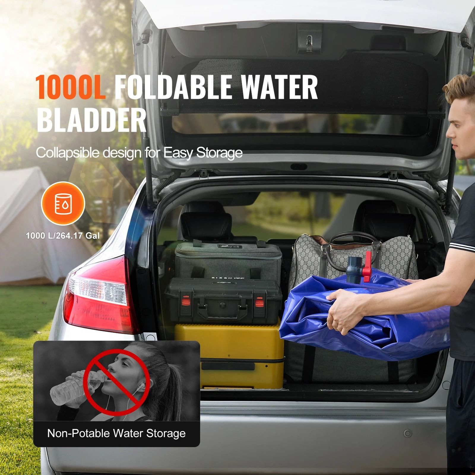 Portable Water Tank Watering System For Gardening 1