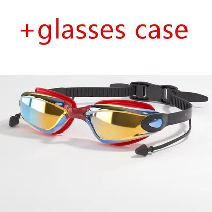Anti Fog Swim Goggles And Earplugs Set 24