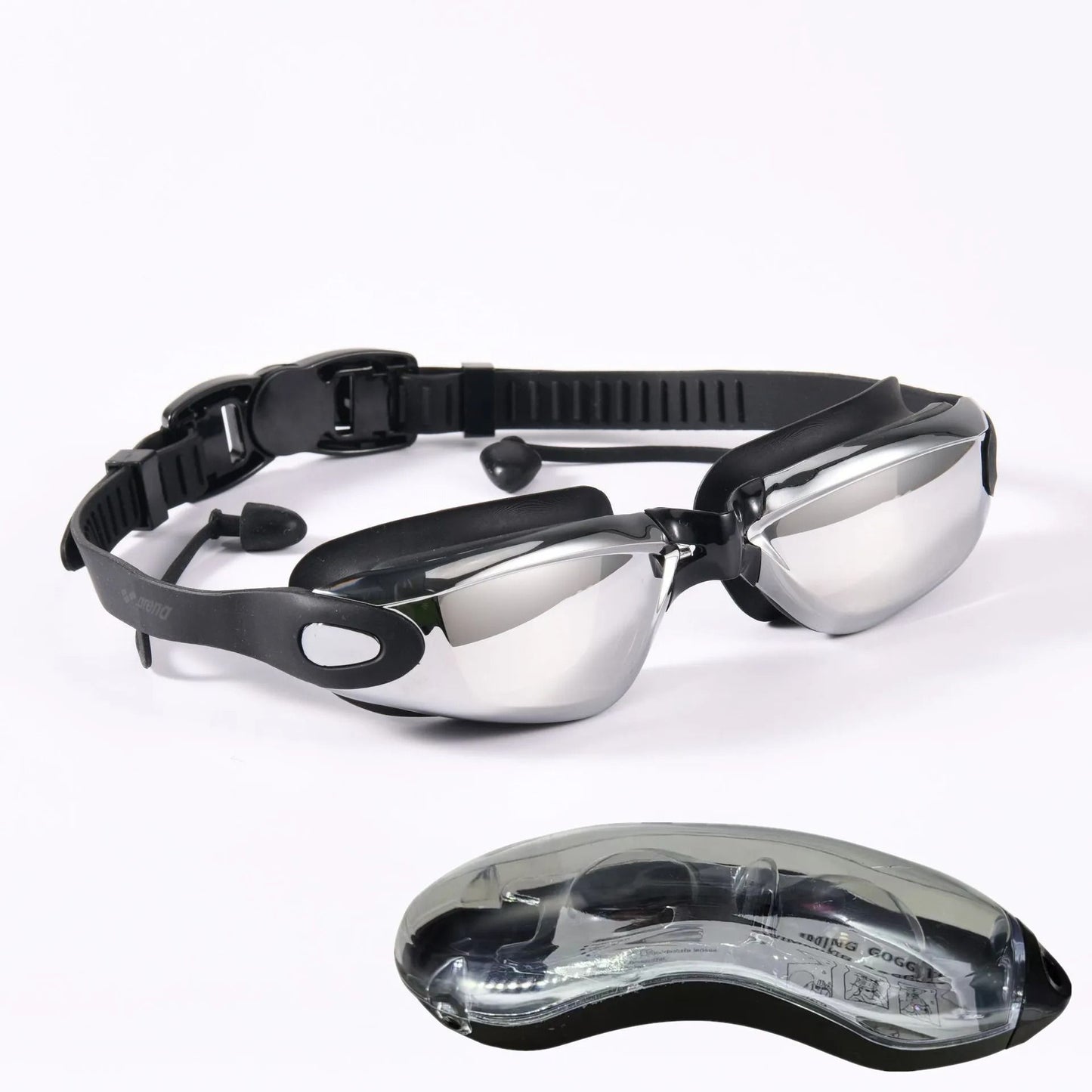 Anti Fog Swim Goggles And Earplugs Set 25