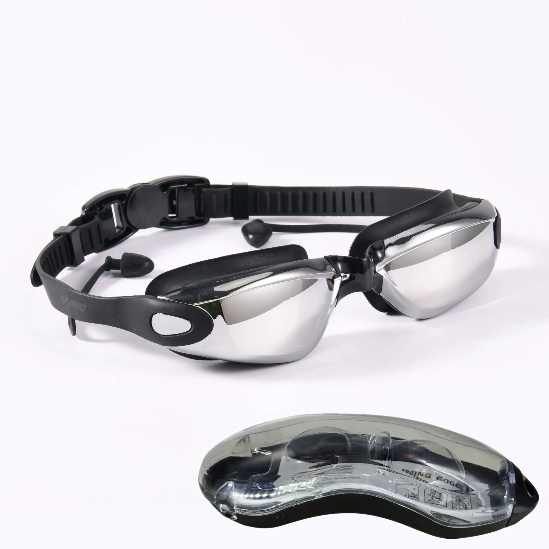 Anti Fog Swim Goggles And Earplugs Set 25