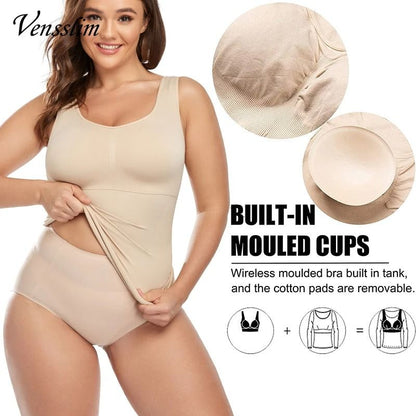 Slim Up Lift Plus Size Bra Tank Top For Women 3