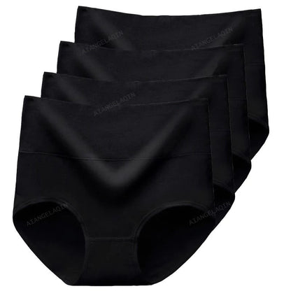 4Pack High Waist Cotton Panties For Women  Slimming Comfortable And Breathable 10
