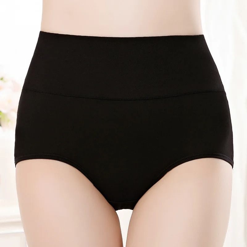 4Pack High Waist Cotton Panties For Women  Slimming Comfortable And Breathable 1