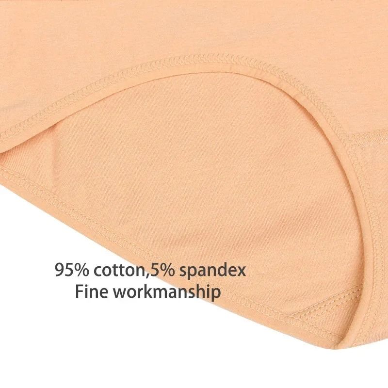 4Pack High Waist Cotton Panties For Women  Slimming Comfortable And Breathable 5