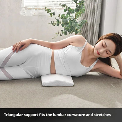 Lumbar Support Memory Foam Pillow for Back Pain Relief