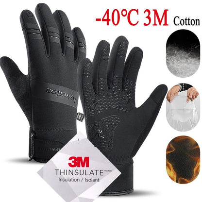 Waterproof Touchscreen Winter Cycling Gloves