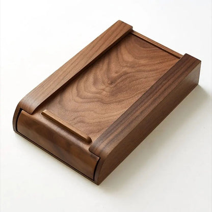 Under Desk Adhesive Wooden Storage Drawer Home Organization Stationery Container